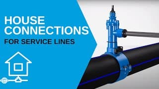 HAWLE Universal Pipe Saddle (No. 3530): Without Drilled Connection Hole - Video 2