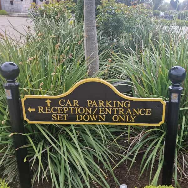 Cast Aluminium Nameplate (Domed)