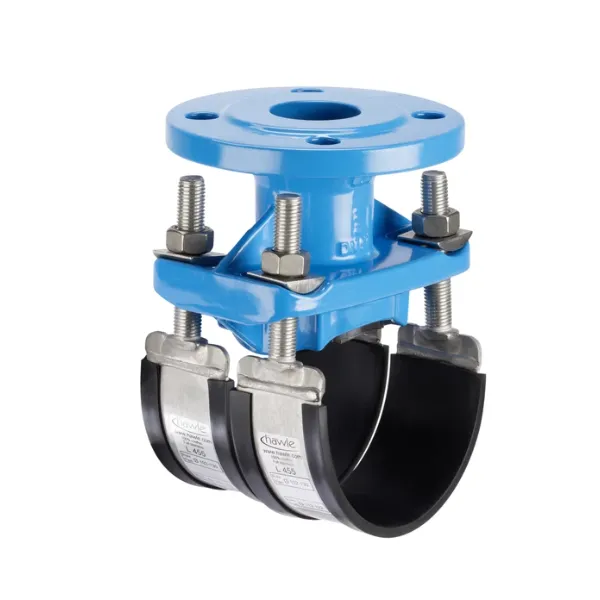 3510 universal pipe saddle flange with straps hawle