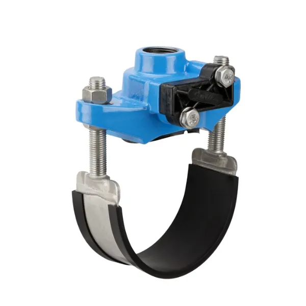 3800 universal shut off saddle with internal thread