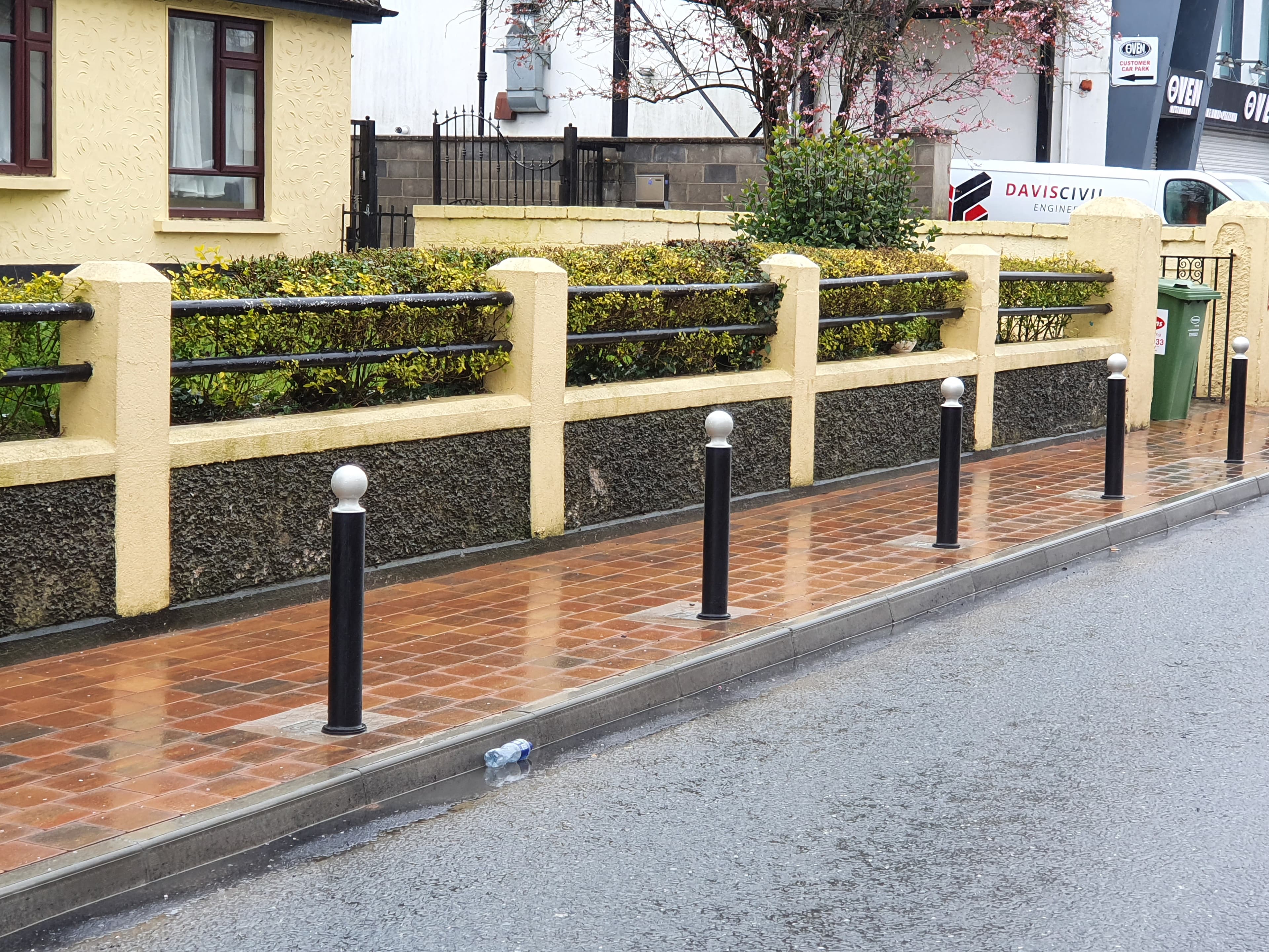 Boule D100 Bollards for Urban Renewal in Clonee