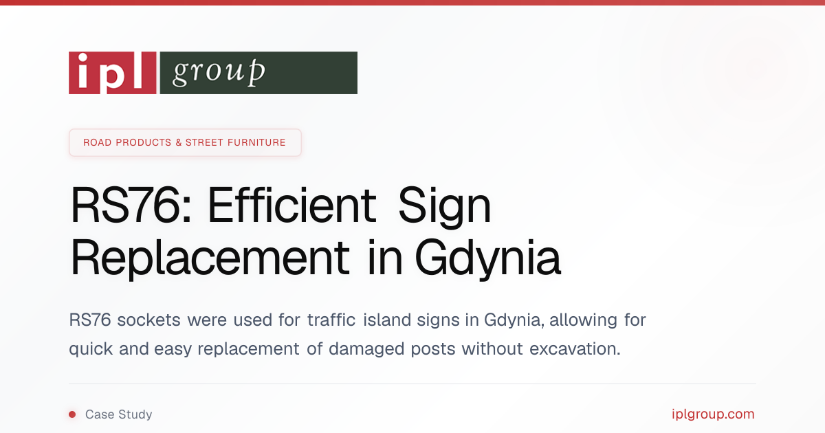 RS76: Efficient Sign Replacement in Gdynia | Case Studies | IPL group